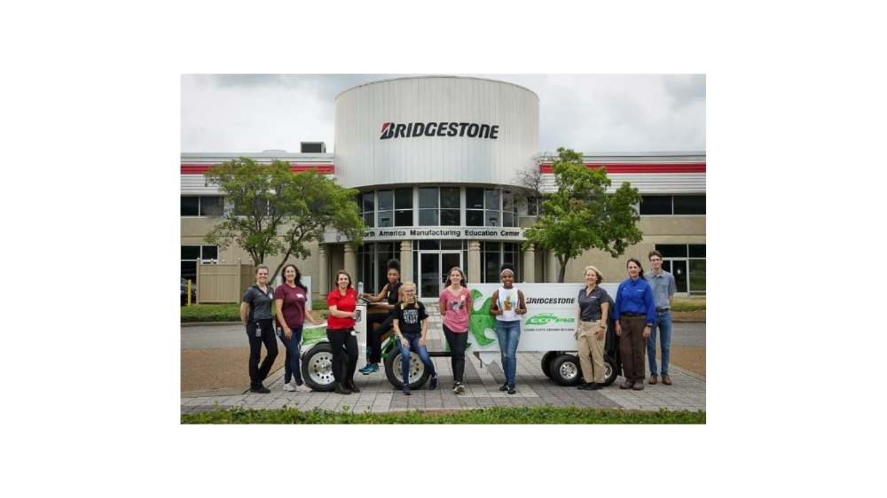 Bridgestone LaVergne plant engineers with STEM program visitors